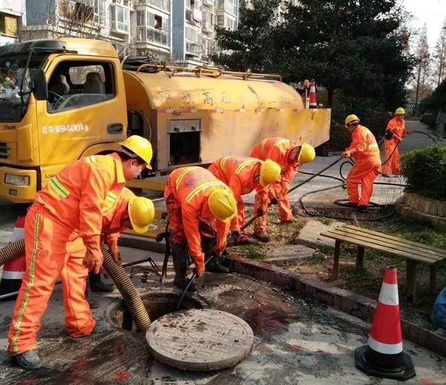幸福路街道市政管道清淤